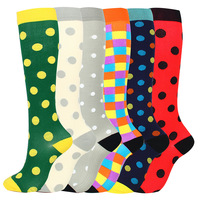Chaussettes de sport à compression graduée Melenlt, chaussettes de course en nylon, chaussettes athlétiques à tube long pour la remise en forme et les activités de plein air