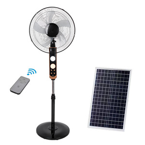 Ventilador de Piso Solar Recargable de 16 Pulgadas, Tres Velocidades, Control Remoto, Motor sin Escobillas, Eficiencia Energética, Tipo de Enfriamiento Individual - Product Image 2