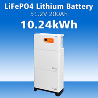 Sistem Penyimpanan Energi Rumah Tangga 10.24kWh Baterai Lithium ESS untuk Cadangan Tenaga Surya Hibrida & Off Grid