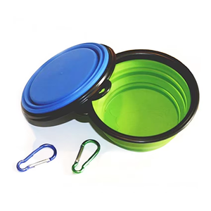 Atacado Hot Sale Travel Outdoor Custom Food Água Pet Bowls Portátil Pet <span class=keywords><strong>Bowl</strong></span> Dobrável <span class=keywords><strong>Dog</strong></span> Bowls - Product Image 5