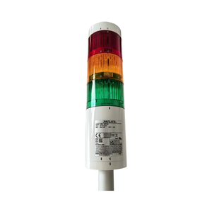 Indicador de Equipo PATLITE Serie LR6 de 24V CC, Plegable, para Montaje en Poste, Carcasa Blanca, Luz Verde, IP65, Diseño con Bloqueo Giratorio, LED Ra95 - Product Image 1