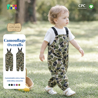 Puresun Livraison Rapide Salopettes Garçons Personnalisées Camouflage Imperméables Chasse Extérieur Enfants 1-6 Ans Vente en Gros