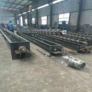 Carbon Staal U-Vormige Slib Schroeftransporteur Met As Rvs Shaftless Transportband Fabrikant - Product Image 5