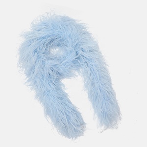 5 plis 10-15 cm <span class=keywords><strong>plume</strong></span> d'autruche Boa écharpe <span class=keywords><strong>plume</strong></span> pour fête mariage mode robes vêtements Costumes décoration noël - Product Image 5