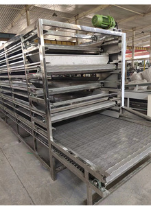 Örgü kemer zincirli konveyör paslanmaz çelik zincir plaka konveyör tırmanma besleyici gıda sanayi soğutma ve kurutma - Product Image 4