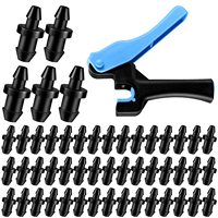 Outil de perforation de tuyaux d'irrigation et kit de bouchons G-IRRIGATION, perforateur réutilisable pour la réparation et l'installation de tuyaux d'irrigation goutte à goutte