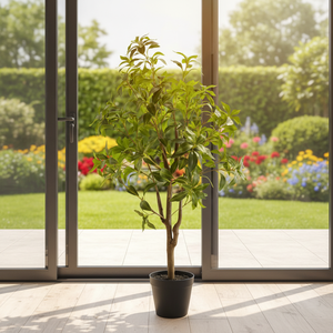 Decoración Nórdica para el Hogar, Material PE Japonés para Piso, Ecológico, Ligero, Simulación de Planta Verde, Árbol de Madera de Imitación - Product Image 1