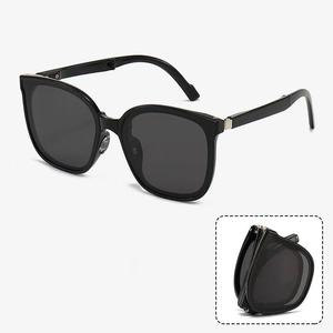 Lunettes de soleil pliables avec coussinets de nez à coussin d'air, protection solaire, mode, pour la conduite, protection UV, avec étui - Product Image 5