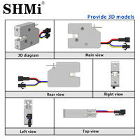 XG01A Mini plastique DC 5V/12V/24V pour armoire à colis tiroir loquet de sécurité électromagnétique serrure électronique
