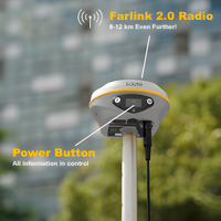 Récepteur GPS GNSS visuel à double caméra SOUTH INNO6 Total RTK Rover 1698 canaux 120 °   Station de base IMU pour levés topographiques avec repérage laser à 30 m