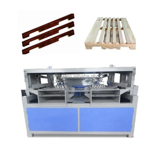 Macchina Automatica a Doppia Testa Motorizzata per Intaglio e Scanalatura di <span class=keywords><strong>Pallet</strong></span> <span class=keywords><strong>in</strong></span> <span class=keywords><strong>Legno</strong></span> con Potenza di 5kW, Attrezzatura per Lavorazione del <span class=keywords><strong>Legno</strong></span> con Trattamento Superficiale - Product Image 2