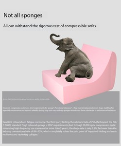 Fauteuil de salon lavable directement de l'usine - Mousse écologique compressée sous vide style Tatami pour petits espaces - Meubles de salon - Product Image 3