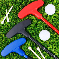 Putter de golf à longueur réglable pour hommes et femmes, mini putter de golf bidirectionnel pour enfants, putter de golf pour droitiers et gauchers