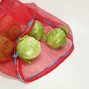 Agricultura, envasado de verduras, frutas, patatas, cebollas, col, bolsas de plástico de malla circular PP, sacos tubulares - Product Image 2