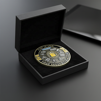 Pièces de monnaie commémoratives en laiton plaqué antique, de haute qualité, fabriquées en usine, pièces de monnaie de défi en métal 3D personnalisées à double placage