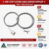 Kit de suspension en câble d'acier inoxydable sur mesure 0,8~3,0 mm, système de fixation réglable pour luminaires LED