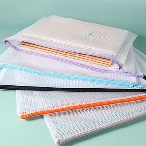 Grid Zipper Bag Puzzle Board Game Storage Waterproof Zipper Bag School Office Supplies <b>Folder</b> - Product Image 2