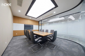 Vách ngăn văn phòng khung nhôm cao cấp hiện đại với hệ thống cửa kính kép âm thanh hiệu quả cao - Product Image 3