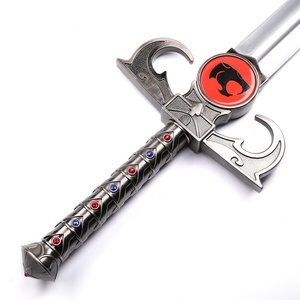 Spada <span class=keywords><strong>Anime</strong></span> da 120cm con Lama in Acciaio 440ss, Accessorio per Cosplay, Spada di Omens di Lion-O dei Thundercats con Supporto in Legno - Product Image 3