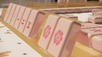 Chef-d'œuvre élégant pour la récolte d'automne : Mahjong américain, Citrouille, Gourde, Blé, Amande, Design brillant