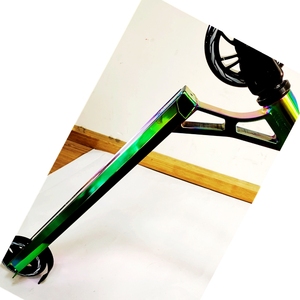 Patinette cascadeuse arc-en-ciel Pro pour enfants et adultes, Scooter à rayures complet en aluminium, niveau d'entrée <span class=keywords><strong>Freestyle</strong></span> Kick - Product Image 5