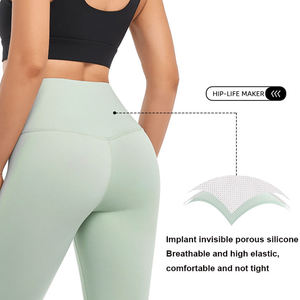 Lulu femmes taille haute pantalons de Yoga beurre doux respirant aligner Leggings pas de ligne en T sans couture nu abattage athlétique tricoté - Product Image 2