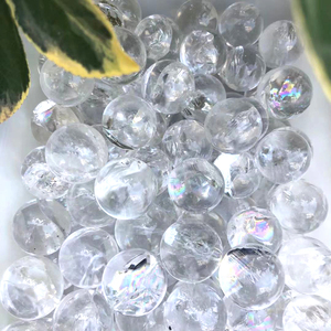 Wholesale Rainbow <b>Crystal</b> <b>Ball</b> High Quality Clear Quartz Small <b>Ball</b> Spheres for Healing Decoration - Product Image 1