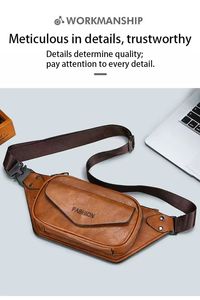 Bolso de Hombro de Nylon para <span class=keywords><strong>Hombre</strong></span>, Primavera 2026, Diseño Moderno con Cierre de Cremallera y Estampado, Hecho en China - Product Image 4