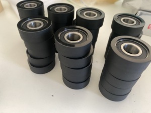 पॉलीयूरेथेन ड्यूटी ट्रॉली कैस्टर व्हील आयरन/एल्यूमीनियम कोर कैस्टर व्हील ठोस पॉलीयूरेथेन रोलर व्हील - Product Image 3