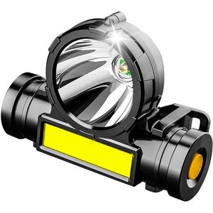 Lampe frontale rechargeable à LED 800mAh haute puissance pour le camping, la randonnée, l'exploitation minière et le travail en extérieur - Product Image 5