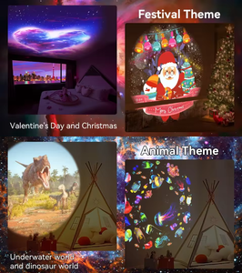 Thiên Hà Máy Chiếu, Sao Băng HD Planetarium Sao Máy Chiếu 13 Phim Đĩa, 360 Xoay Cực Lớn Khu Vực, Thời gian Đầy Sao Ánh Sáng Ban Đêm - Product Image 5