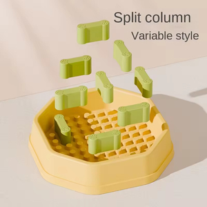 Comedero Lento Automático Anti-Asfixia para Perros, Nivel de Dificultad Ajustable, Diseño Anti-Caída, Material Plástico para Viajes - Product Image 3