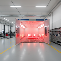 Four de séchage infrarouge certifié CE pour SUV, cabine de peinture automobile