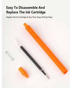Promotional Retractable Click Soft Touch <b>Pens</b> Custom Plastic Ballpoint <b>Pens</b> With Personalized Logo for School Hotel Gift - Product Image 4