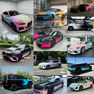 Mingtu OEM ODM voiture alcantara décoration de voiture <span class=keywords><strong>film</strong></span> d'emballage en vinyle <span class=keywords><strong>film</strong></span> à changement de couleur enveloppes personnalisées - Product Image 2