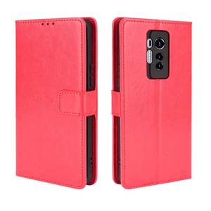 محفظة فاخرة تشبه الحصان المجنون, محفظة فاخرة مصنوعة من جلد البولي يوريثان ، غطاء قابل للطي لـ Tecno Phantom X/ AC8 - Product Image 2