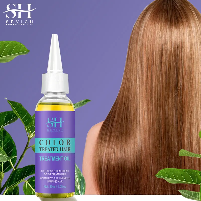 Eigenmarke veganes Rizinusöl für Haare Öl absorbiert schnell nicht klebend Farbtherapie Haarbehandlungsöl