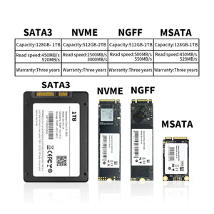 Pièces d'ordinateur en gros NVME M2 <span class=keywords><strong>SSD</strong></span> SATA 4tb 2tb <span class=keywords><strong>1tb</strong></span> 512/480/256/240/128/120/64 Gb <span class=keywords><strong>SATA3</strong></span> Drive Drive MSATA Ngff - Product Image 2