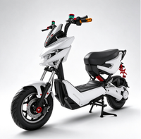 Sepeda Motor Listrik Kecepatan Tinggi 1000W 2000W 72V 60V20Ah Moped Listrik yang Dapat Disesuaikan untuk Dewasa Rangka Baja Karbon Tinggi E-bike