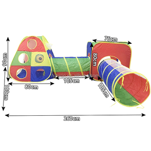 Tienda <span class=keywords><strong>de</strong></span> juegos emergente para niños con túnel y pozo <span class=keywords><strong>de</strong></span> bolas para niños, túnel <span class=keywords><strong>de</strong></span> gateo para juegos en interiores y exteriores, tienda <span class=keywords><strong>de</strong></span> juegos para niños pequeños, pozo <span class=keywords><strong>de</strong></span> bolas - Product Image 3