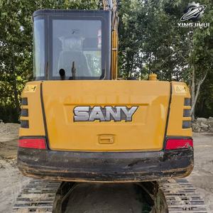 Excavadora de cadenas usada SANY 60, de segunda mano, marca original CHINA, excavadora de cadenas pequeña de 6 toneladas, excavadora usada. - Product Image 4