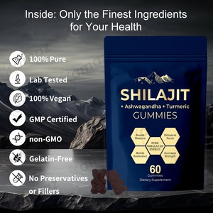 Gommose di Shilajit, Ashwagandha e Curcuma Amaz OEM ODM, <span class=keywords><strong>Integratori</strong></span> <span class=keywords><strong>Minerali</strong></span> ed Erboristici, Gommose di Shilajit Naturale Puro dell'Himalaya - Product Image 4