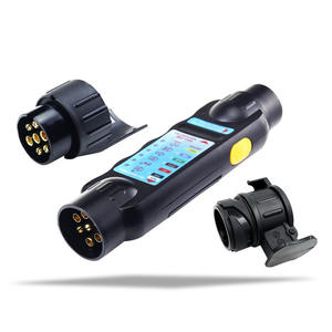 7Pin 13Pin 12V Anhänger Stecker Buchse <span class=keywords><strong>Tester</strong></span> LKW Verkabelung Kabel Stromkreis stecker für Auto Anhänger Reparatur werkzeug - Product Image 5