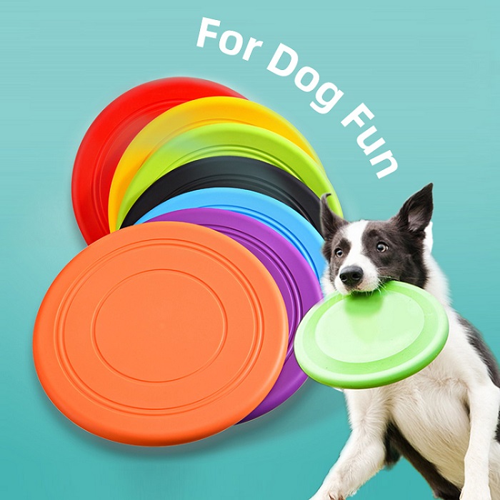 Популярная силиконовая летающая тарелка для собак