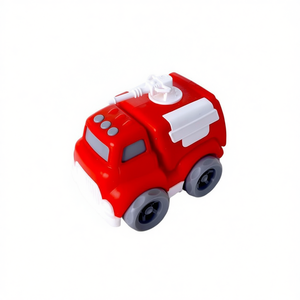 Camion de pompiers jouet pour enfants, véhicule en plastique, voiture de secours d'urgence, emballé sous film BOPP - Product Image 2