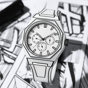 2025 nuevos relojes para hombre de alta calidad estilo Manga japonés correa de silicona suave Reloj de pulsera luminoso resistente al agua - Product Image 2