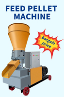 Meilleure vente Machine à granulés électrique pour aliments pour animaux domestiques et poissons Petit dispositif d'alimentation du bétail domestique Machines de traitement des aliments pour animaux