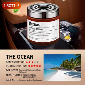 Baume de parfum solide à l'essence française OEM/ODM 50-100 ml, parfum longue durée, évaporation naturelle, sans électricité, pour utilisation en voiture - Product Image 5