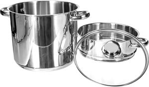 <span class=keywords><strong>Meilleur</strong></span> prix Pot à <span class=keywords><strong>couscous</strong></span> en acier inoxydable fond à induction couvercle en verre Offre Spéciale marmite de cuisine casserole batterie de cuisine - Product Image 5