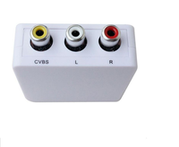 Mini convertisseur AV vers HDMI 1080P 60Hz, adaptateur portable RCA Composite CVBS AV2HDMI, alimenté par USB, pour les voyages, les jeux rétro, les ordinateurs portables, les téléviseurs
